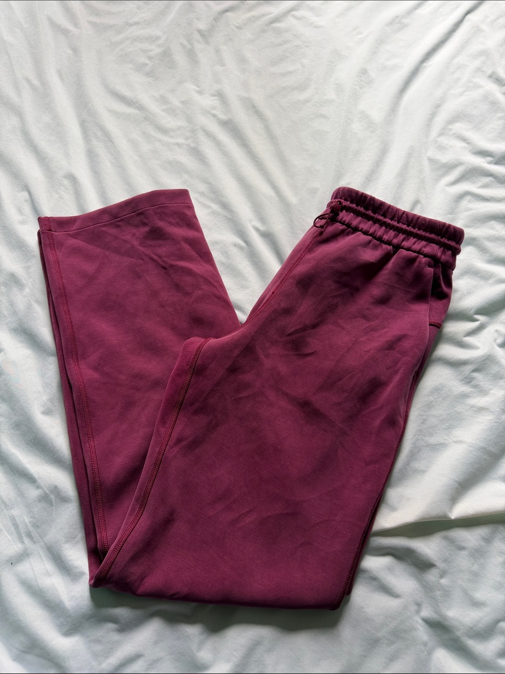 lululemon athletica Burgundy Track Joggers